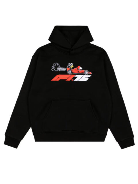 F1 x Snoopy Peanuts Pit Crew Hooded Sweatshirt Black
