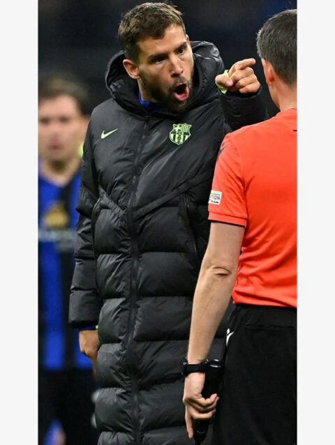 FC Barcelona Nike Puffer Coat Black