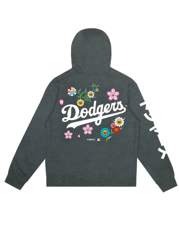 Fanatics x Takashi Murakami x Los Angeles Dodgers World Series 2025 Champs Hoodie - Charcoal Grey