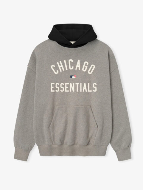 Fear Of God Essentials White Sox Sport Hoodie Grey