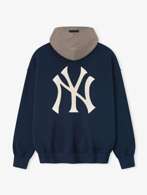 Fear Of God Essentials Yankees Hoodie Blue
