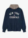 Fear Of God Essentials Yankees Sport Hoodie Blue