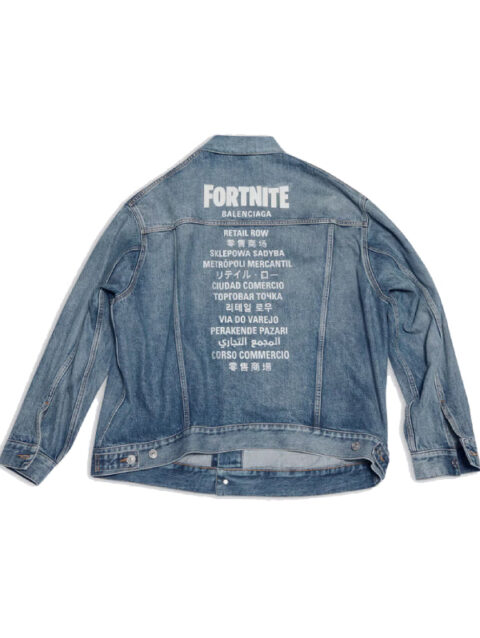 Fortnite Balenciaga Denim Jacket Blue