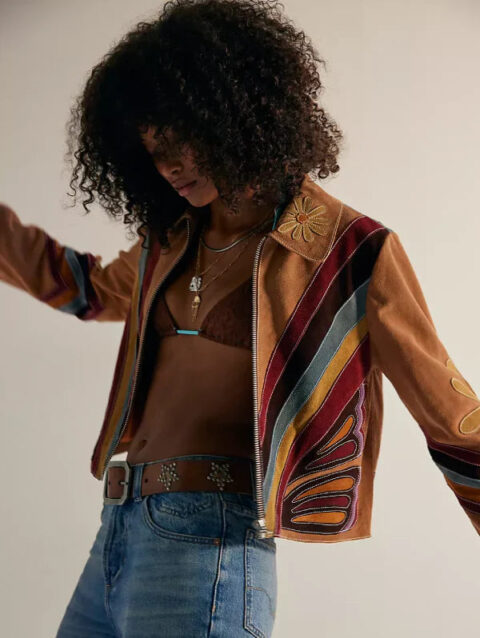 Free People Butterfly Jacket Monarch Magic