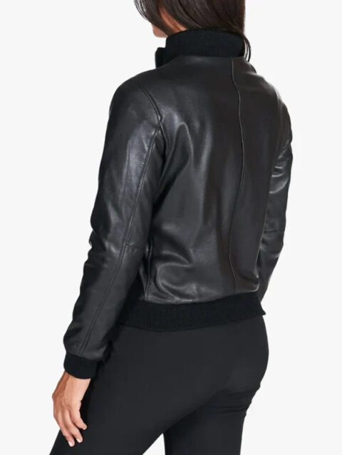 G155-Black Nappa Leather Jacket