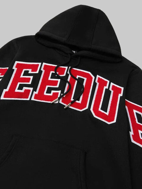 Geedup Team Logo Hoodie Black-White-Red