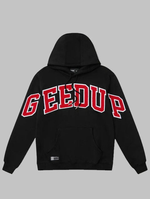 Geedup Team Logo Hoodie Black and Red