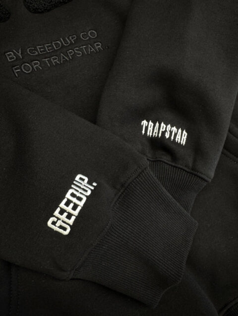 Geedup x Trapstar Team Logo Hoodie Black