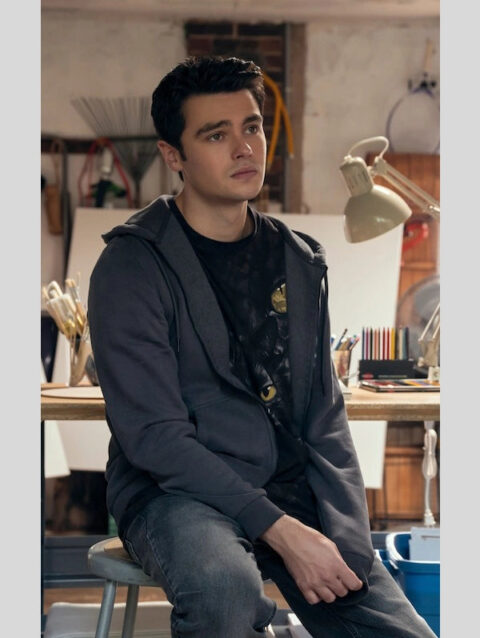 Ginny and Georgia S03 Marcus Baker Grey Hoodie