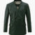 Green Vintage Leather Blazer