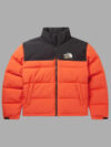 Gucci The North Face Colour-Block Down Jacket Orange