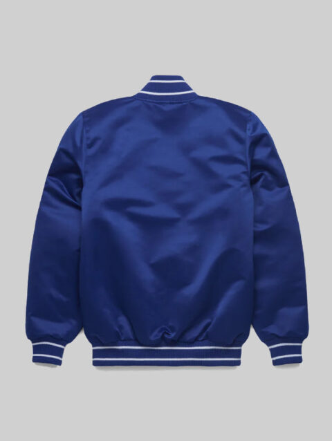 HOMAGE X Starter Dodgers Heavyweight Satin Jacket Blue