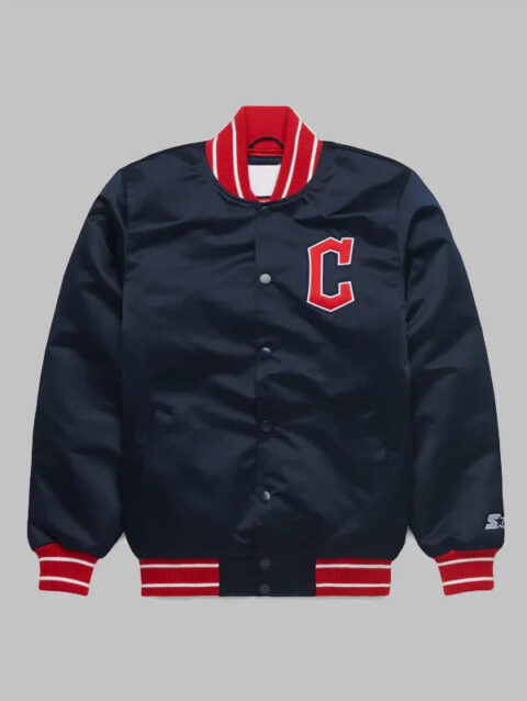 HOMAGE X Starter Guardians Heavyweight Satin Jacket Blue