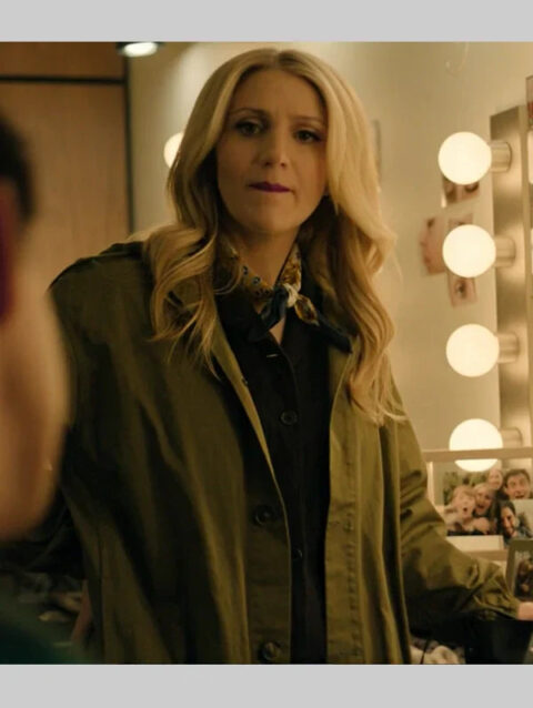 Happy Face Annaleigh Ashford Green Hooded Coat