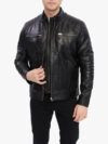 Henry Black Leather Jacket