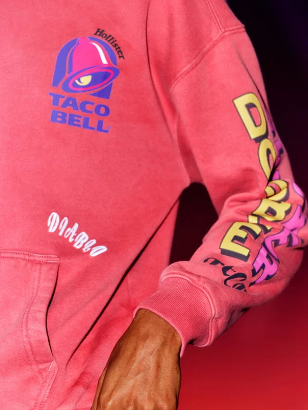 Hollister Taco Bell Red Hoodie