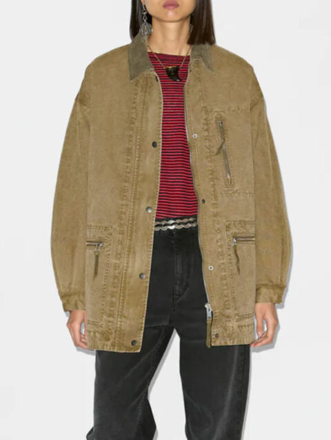 Isabel Marant Kimelia Coated Cotton Jacket
