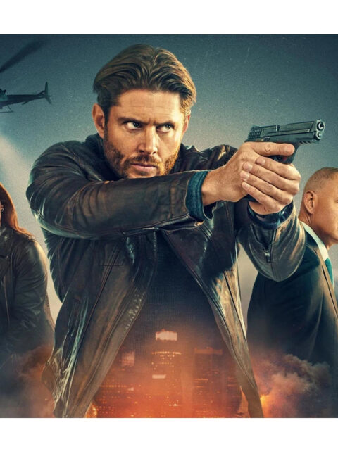 Jensen Ackles Countdown Leather Jacket Black