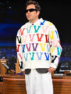 Jimmy Fallon VAVA Immortal Varsity Jacket White