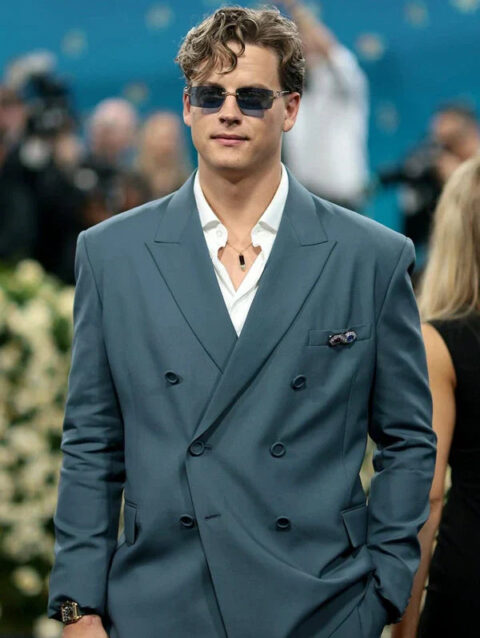 Joe Burrow Met Gala 2025 Blazer Blue