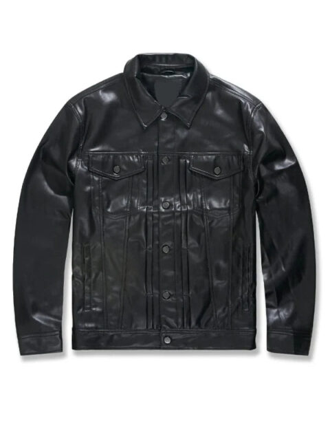 Jordan Craig Thriller Trucker Jacket Black