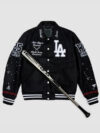Joshua Vides Dodgers Jacket Black