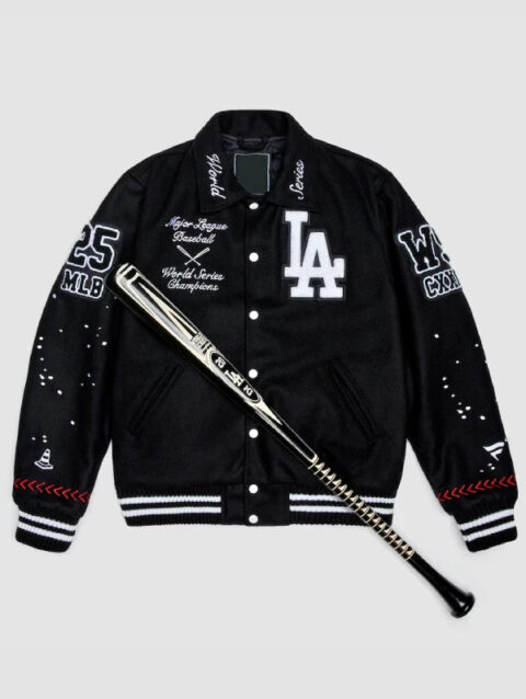 Joshua Vides Dodgers Jacket Black