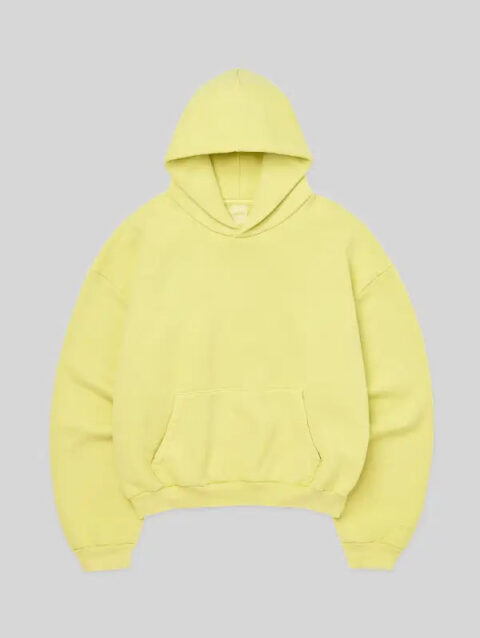 Justin Bieber Skylrk Oversized Pullover Hoodie Yellow