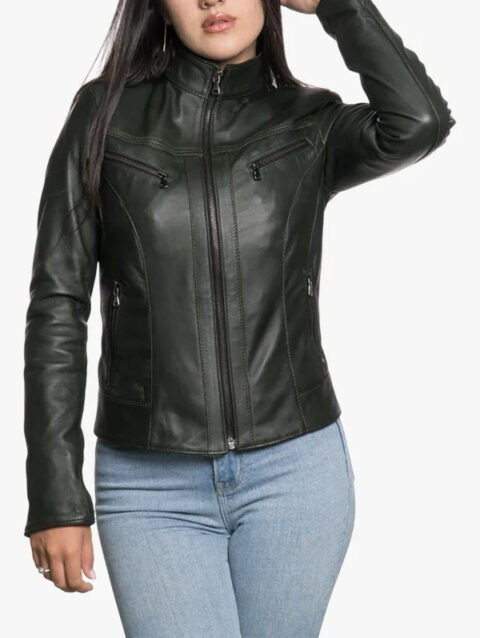 Kelly Women Dark Green Jacket