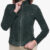 Kelly Women Green Suede Jacket