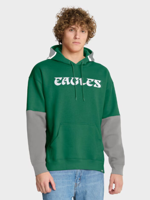 Kelly Green Philadelphia Eagles Helmet Retro Hoodie