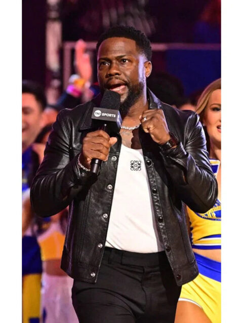 Kevin Hart Leather Jacket 74th NBA All-Star Game