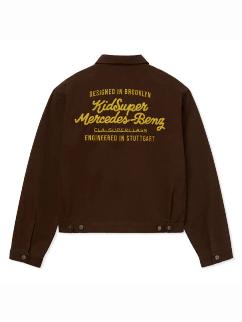 KidSuper X Mercedes Benz Brown Work Jacket