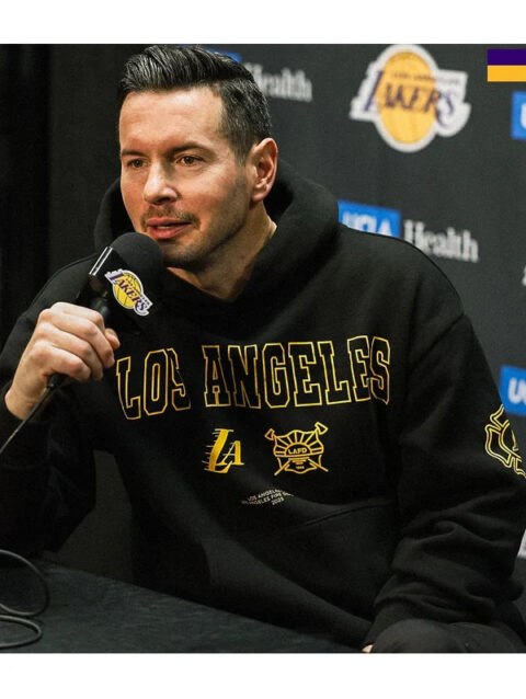LAFD x Los Angeles Lakers Black Hoodie
