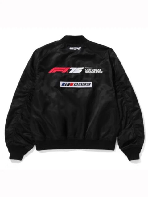 Las Vegas Grand Prix Bape x F1 Bomber Jacket Black