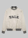 Les Deux Yale Varsity Tech Jacket Ivory