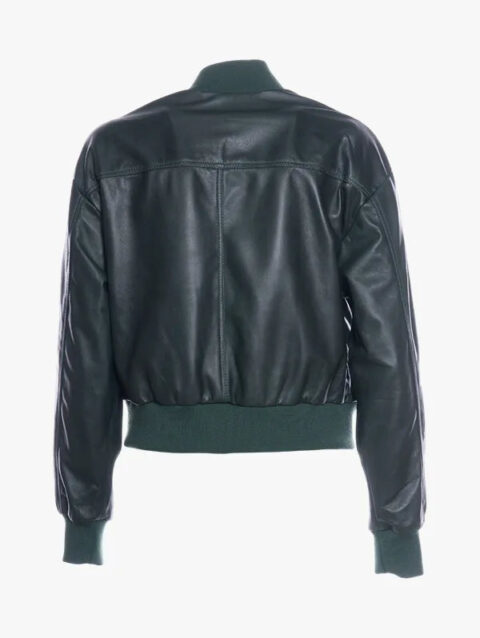 Lisa Green Bomber Jacket For Women
