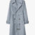 Long Silk Trench Coat