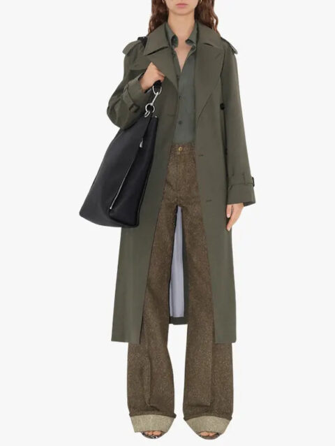 Long Stretch Trench Coat