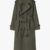 Long Stretch Wool Trench Coat