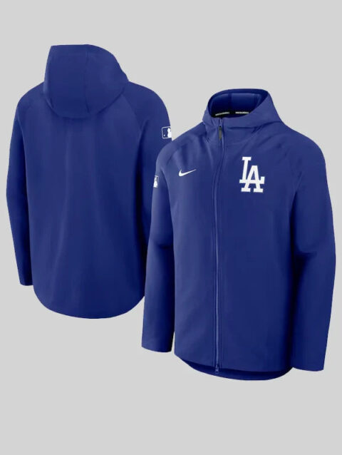 Los Angeles Dodgers Nike Raglan Jacket Blue