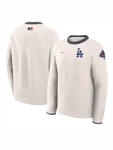 Los Angeles Dodgers Nike Tech Fleece Sweatshirt White