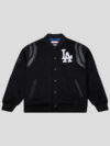 Los Angeles Dodgers Walk the Tunnel Varsity Jacket Black