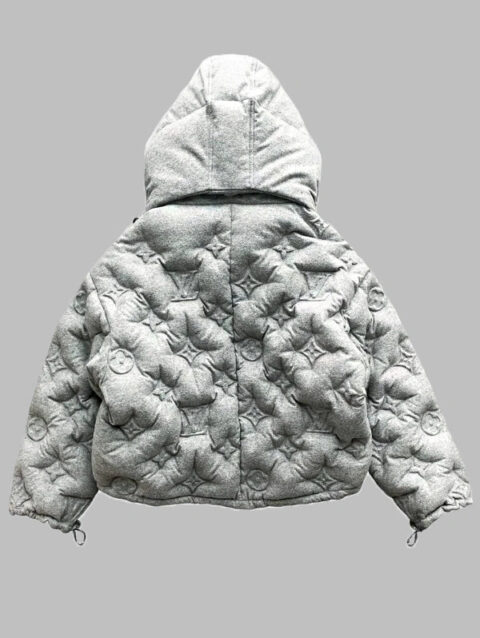 Louis Vuitton Grey Monogram Boyhood Puffer Jacket