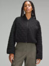 Lululemon Quilted Bomber Jacket Black