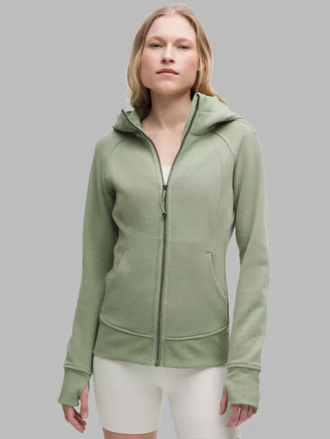 Lululemon Scuba Full-Zip Hoodie Green