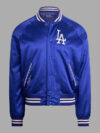 MLB Polo Ralph Lauren Dodgers Satin Jacket Blue