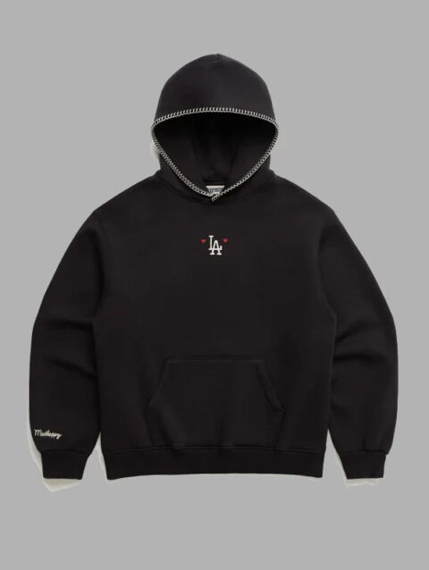 Madhappy Dodgers Heart Black Hoodie