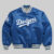 Madhappy Dodgers Satin Baseball Jacket Blue