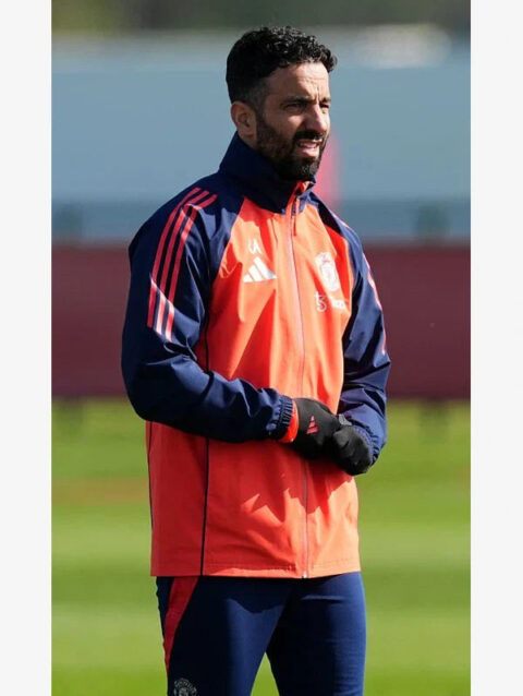 Manchester United Ruben Amorim Coaches Training Jacket Red